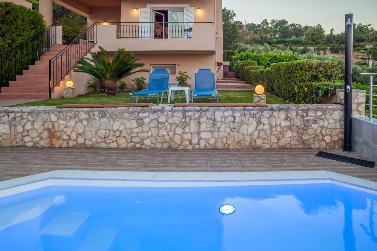 Panorama Traditional House With Private Pool Rodhia  Экстерьер фото