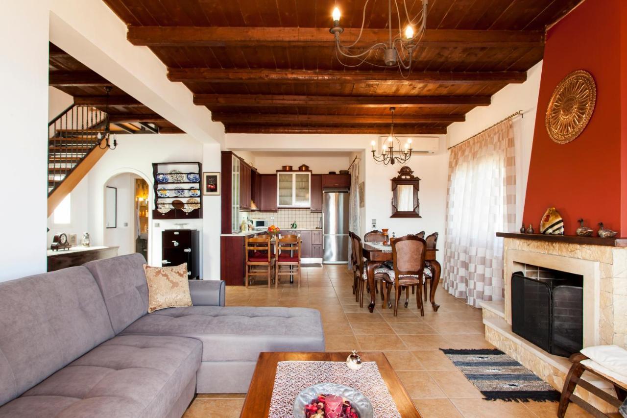 Panorama Traditional House With Private Pool Rodhia  Экстерьер фото